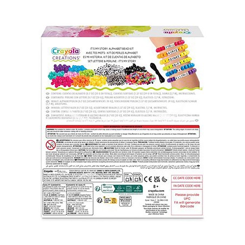 Creations set crea pulseras mi propia historia CRAYOLA.
