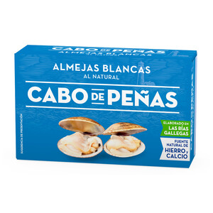 Imagen de CABO DE PEÑAS Almeja blanca al natural 63 g.