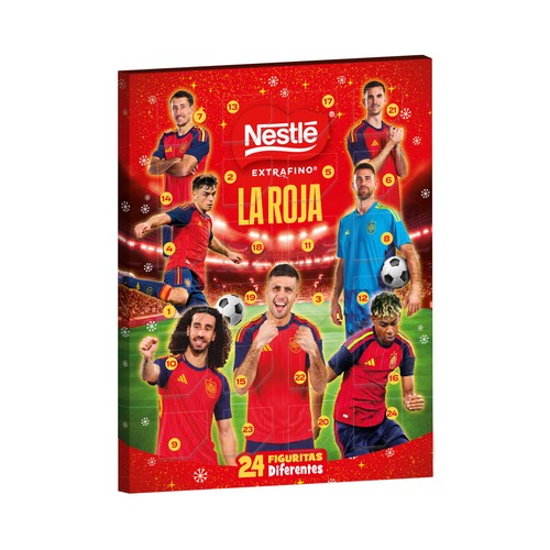 NESTLÉ Calendario de adviento La Roja 85 g.