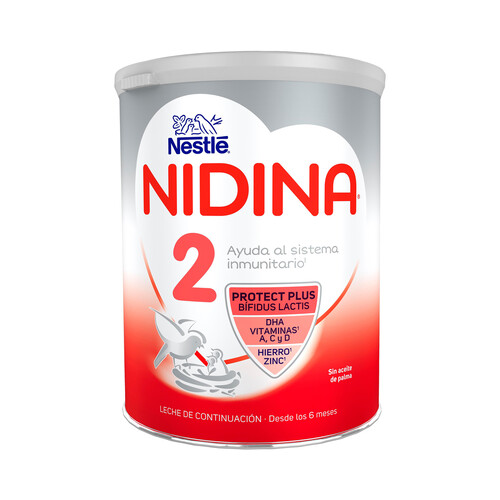 NIDINA Leche (2) de continuación, a partir de 6 meses NIDINA 2 800 g.