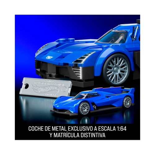 Hot wheels conjunto de construccion  speed cadillac.MATTEL.