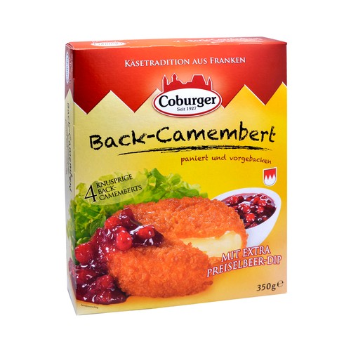 Camembert rebozado prefrito con salsa de arándanos CASA WESTFALIA 350 g.