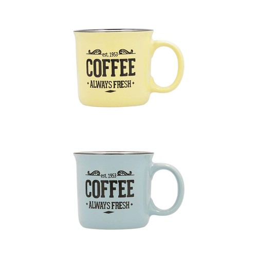 Mug de cerámica con capacidad de 12 cl, QUID Frappe Fresh.