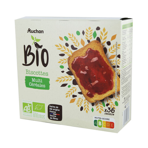 PRODUCTO ALCAMPO Biscotes multicereales Bio PRODUCTO ALCAMPO 300 gr.