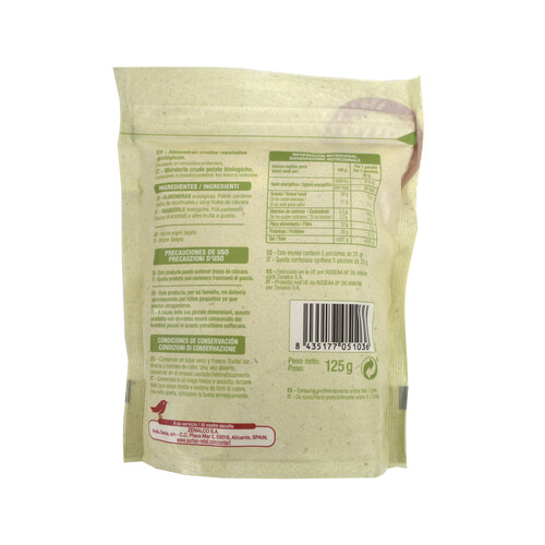 ALCAMPO ECOLÓGICO Almendras crudas repeladas ALCAMPO ECOLÓGICO 125 g.