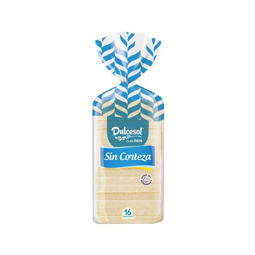 DULCESOL Pan de molde sin corteza 450 g.
