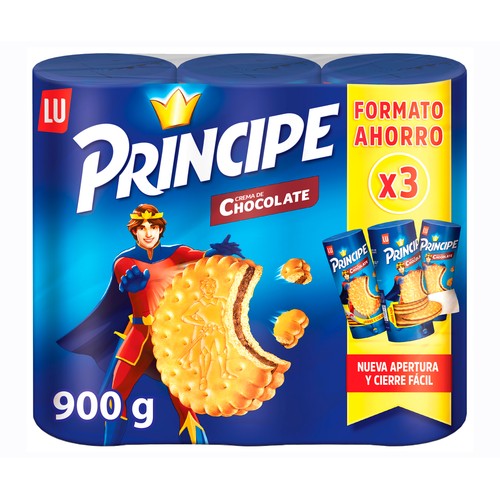 Imagen de Galletas PRÍNCIPE Original Rellenas de Chocolate con Leche 3 x 300g