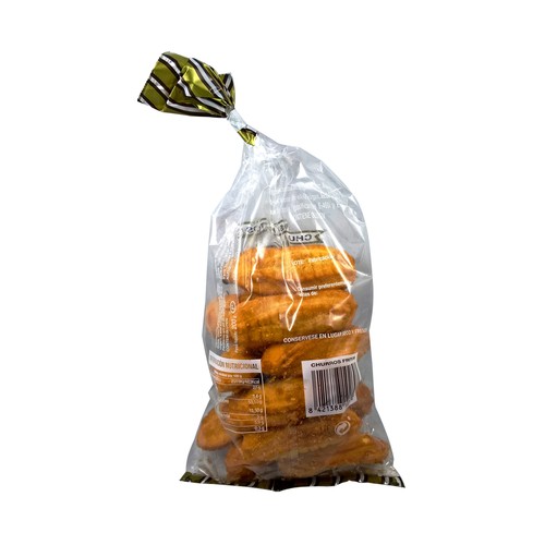 UBAGUA Rosquillas frita churro bolsa 200 gramos.