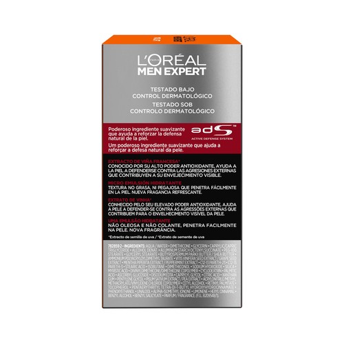 L´ORÉAL MEN EXPERT Crema hidratante con acción integral anti-edad L"ORÉAL MEN EXPERT Vitalift 50 ml.