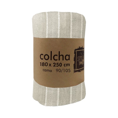 Colcha 180X250 multiusos rayas individual. JOSE ALBERO PUERTP