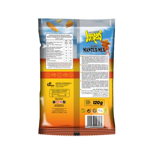 JUMPERS Nachos tex-mex 120g