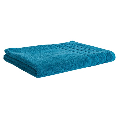 Toalla de baño color azul, 400g/m², ACTUEL.