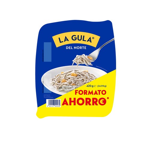 Sucedáneo de angulas LA GULA DEL NORTE pack 2 uds. x 210 g.