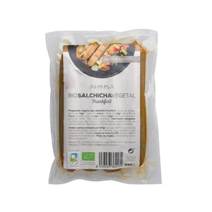 AHIMSA Salchichas Frankfurt ecológicas AHIMSA 230 g.