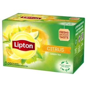 LIPTON Té verde citrus 20 uds, 36 g.