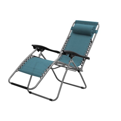 Sillón relax acero - textileno 5 posiciones crepúsculo, GARDENSTAR.