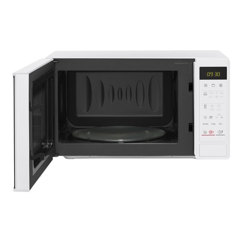 Microondas con grill LG MH6042DW, color blanco, capacidad 20L, Potencia: 700W, Grill: 600W.