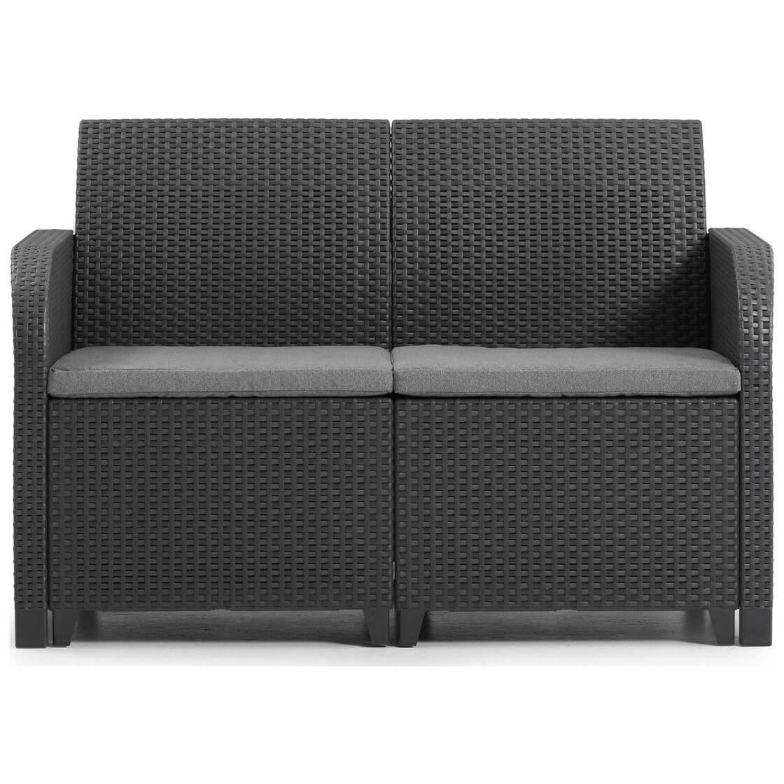 Conjunto jardín con sofá, 2 sillones individuales y mesa, KETER