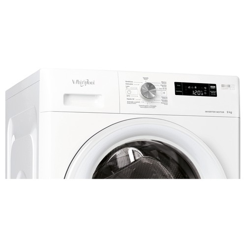 Lavadora WHIRLPOOL FFS 9269 W SP 9KG, clasificación energética: A, 1200RPM, H: 85cm, A: 59,5cm, F: 62,7cm.