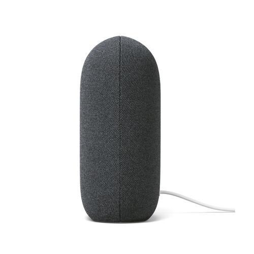Altavoz inteligente GOOGLE Nest Audio carbón, control por voz, Wi-Fi, Bluetooth 5.0, Chromecast integrado.