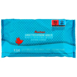 PRODUCTO ALCAMPO Toallitas húmedas con extracto de aceite de almendras, para perdias leves de orina 64 uds.