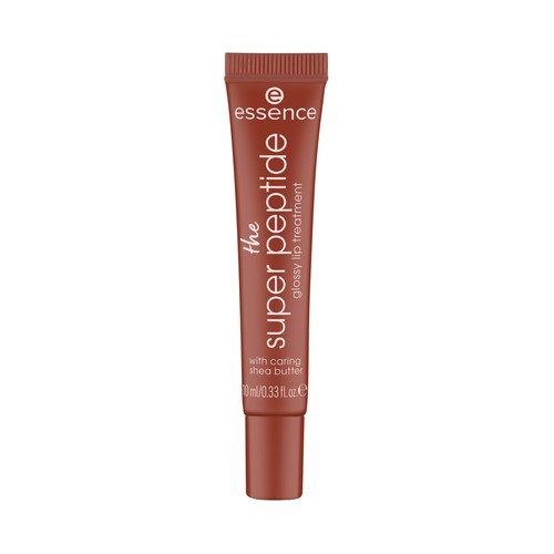 ESSENCE The super peptide tono 06 Plumfection! ciruela intenso Bálsamo labial nutritivo acabado brillante y luminoso.