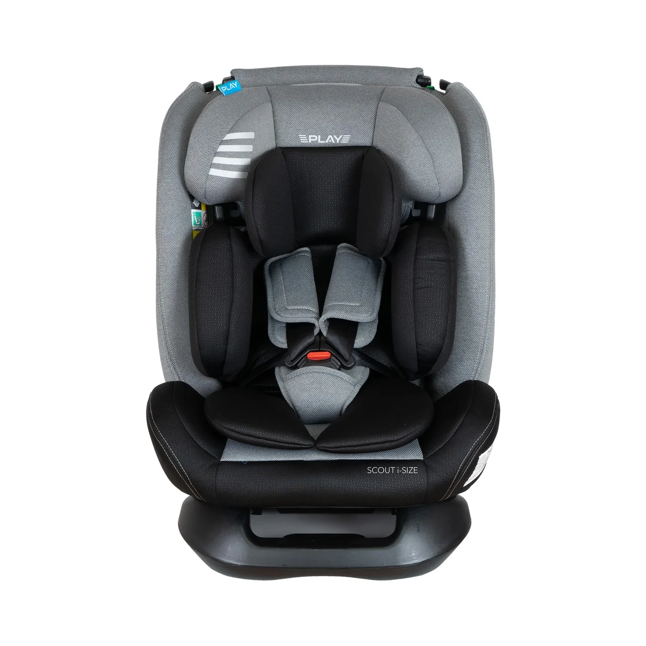 Silla auto Scout i-Size (40 a 150 cm), evolutiva, a contra marcha, color gris.