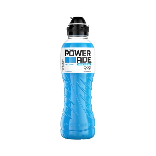 Bebida deportiva POWERADE Zero 500 ml.