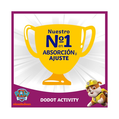 DODOT Activity Pañales talla 5 (11-16 kg) 52 uds.
