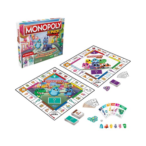 Monopoly Junior 2 Games In 1 +4 Años