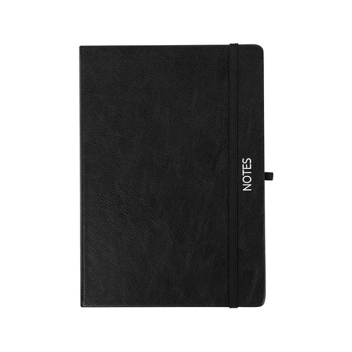 Cuaderno A5 70G 96H Tapa Negra Hojas 1 Raya Papel FSC ALCAMPO