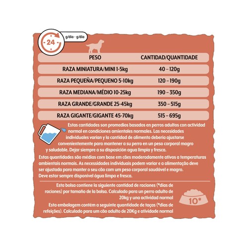 FRISKIES Comida para perros adultos a base de buey y pescado 3 kg