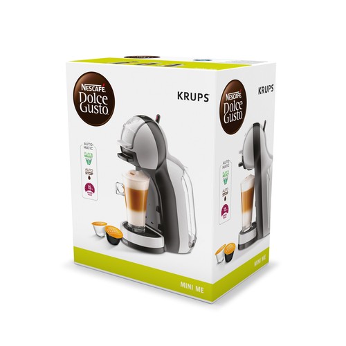 Cafetera de cápsulas DOLCE GUSTO Mini Me KRUPS, color gris. automática.