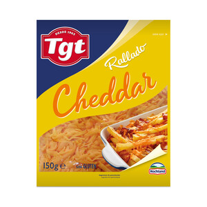 TGT Queso rallado Cheddar rojo TGT150 g.