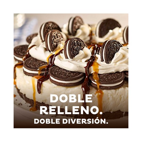 OREO Galletas de cacao con relleno doble de crema de vainilla 157 g.