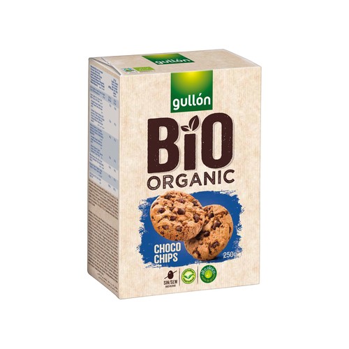 Imagen de Galletas con chips de chocolate, ecológicas GULLÓN BIO ORGANIC 250 g.
