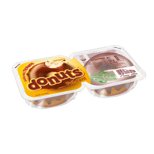 DONUTS FONDANT Rosquillas con chocolate 2 uds. 104 g.