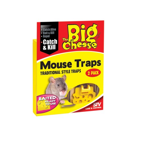 Cepo para ratones BIG THE CHESSE 2 unidades.