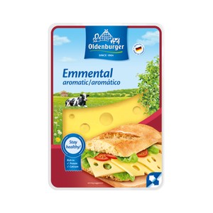 Imagen de OLDENBURGUER Queso en lonchas Emmental OLDENBURGUER 200 g.