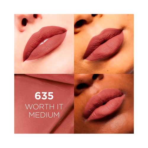 L´ORÉAL PARIS Infaillible matte resistance tono 635 Worth it medium Pintalabios líquido acabado mate.