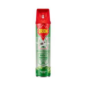 Imagen de ORION Insecticida aerosol manzana verde, mata y protege 600 ml.