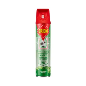 ORION Insecticida aerosol manzana verde, mata y protege 600 ml.
