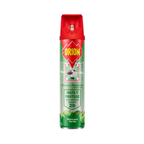 ORION Insecticida aerosol manzana verde, mata y protege 600 ml.