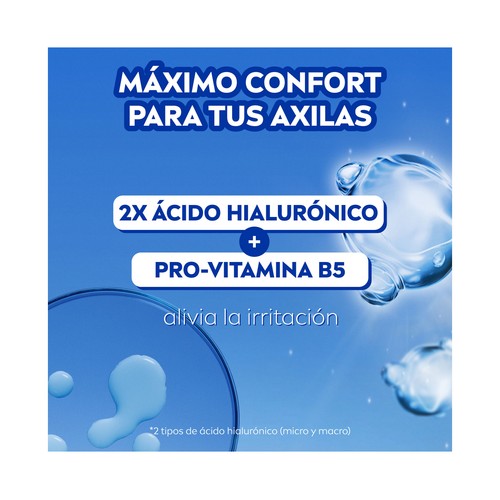 NIVEA Derma control clinical Desodorante roll on para mujer, antitranspirante hasta 100 horas 50 ml.