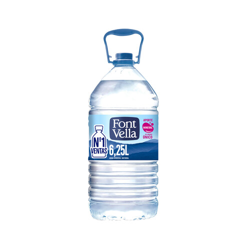 FONT VELLA Agua mineral garrafa de 6,25 l.