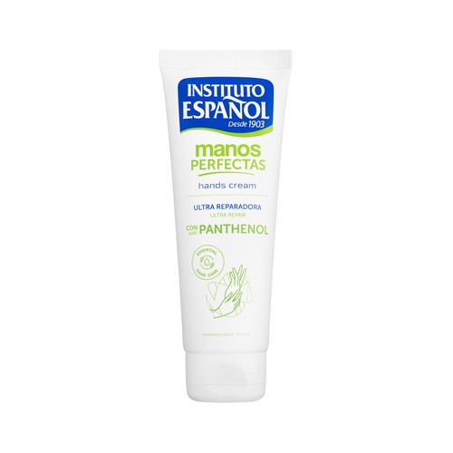 INSTITUTO ESPAÑOL Manos perfectas Crema de manos ultrareparada con Panthenol 75 ml.