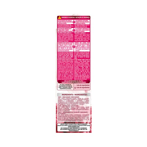 GARNIER Color sensation Coloración permanente e intensa reutilizable para bol y pincel, tono 8.0 Rubio claro.