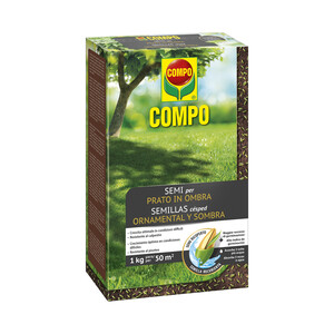 Imagen de Caja de 1 kilogramo con semillas para plantar cesped ornamental COMPO.