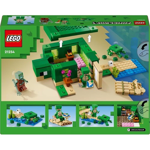 LEGO Minecraft la casa tortuga de la playa 21254.
