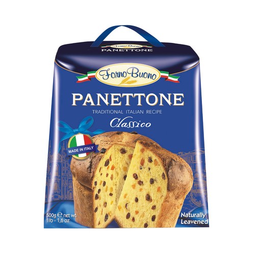 FORNO BUONO Panettone clásico 500 g.